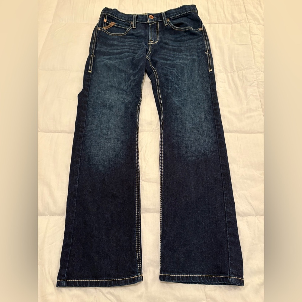 Ariat Men's Slim Straight Jeans - Dark Blue